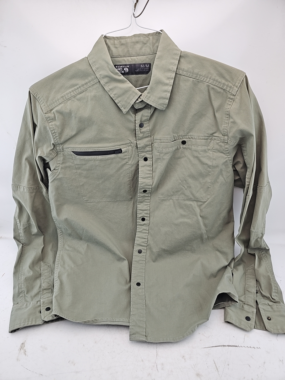 Mountain Hardwear Olive Green Hiking Shirt